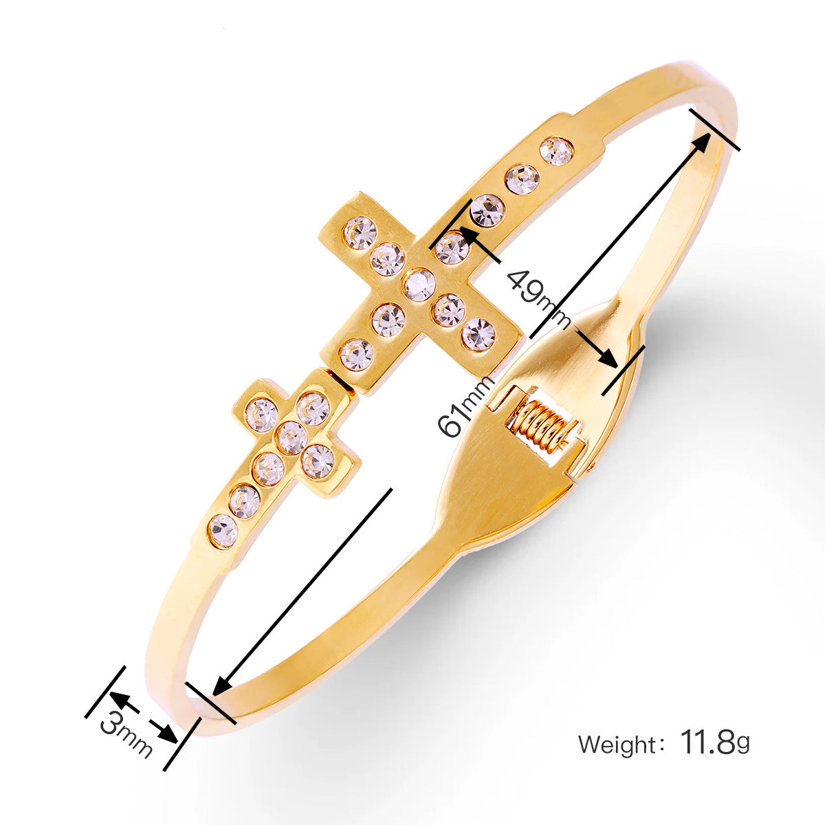 DOUBLE CROSS~BANGLE