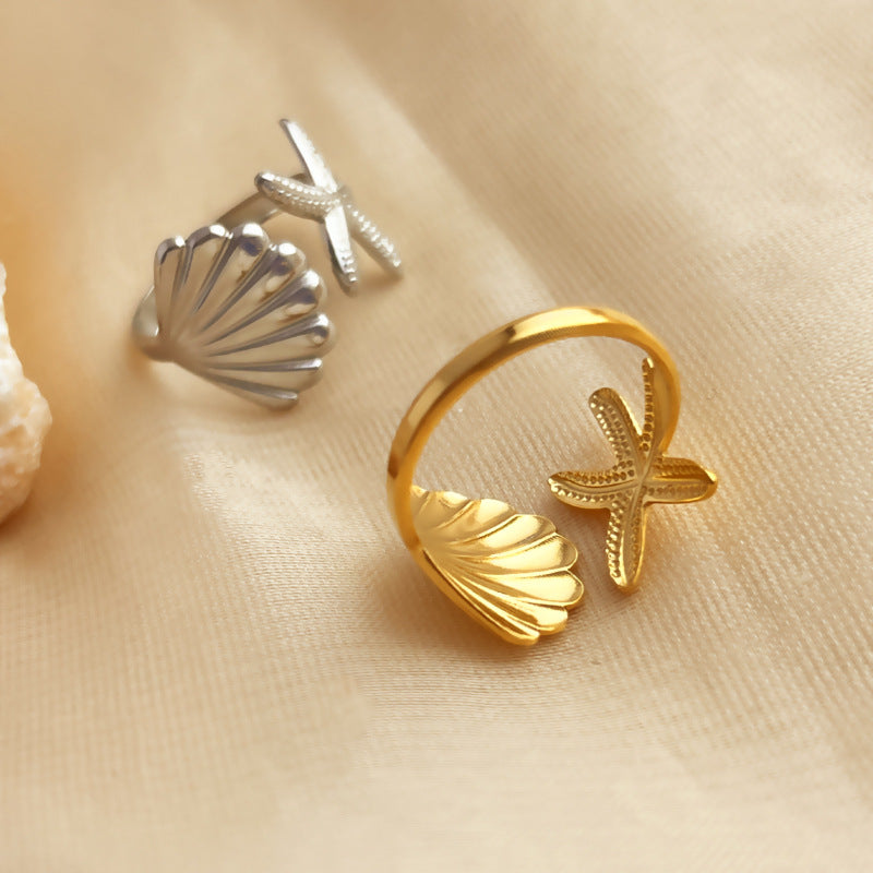 STARFISH & SHELLS~RINGS