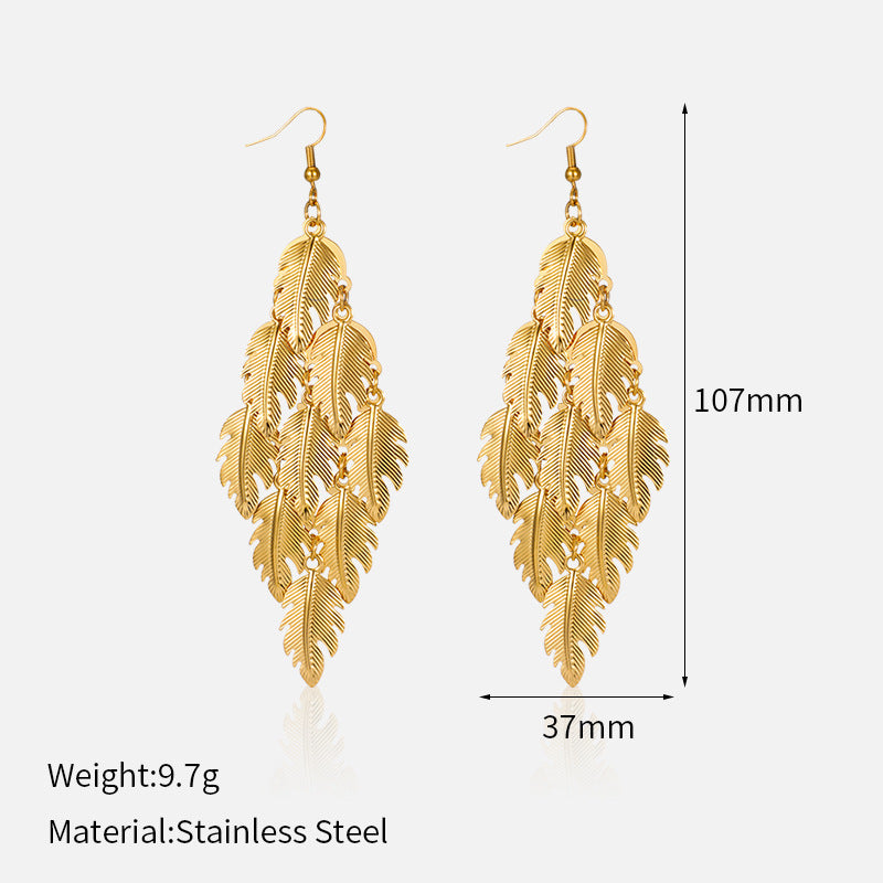 FOREST LEAF EARRINGS