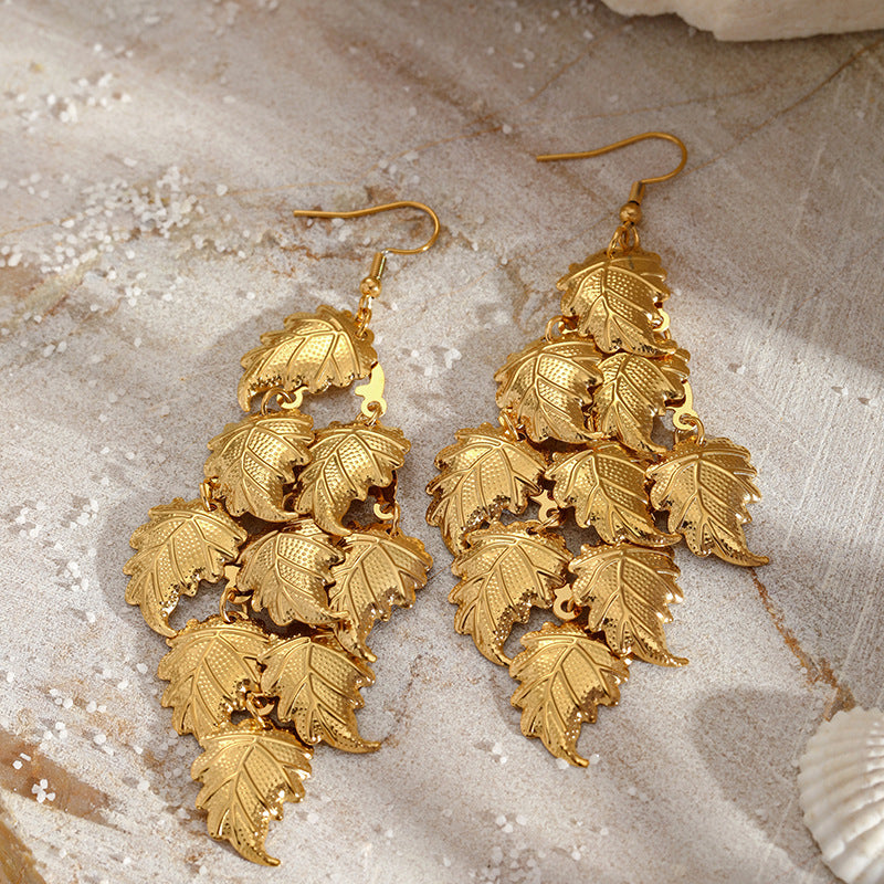 FOREST LEAF EARRING