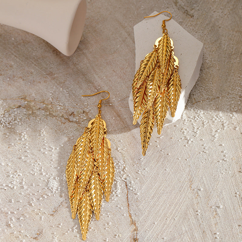 FOREST LEAF EARRING