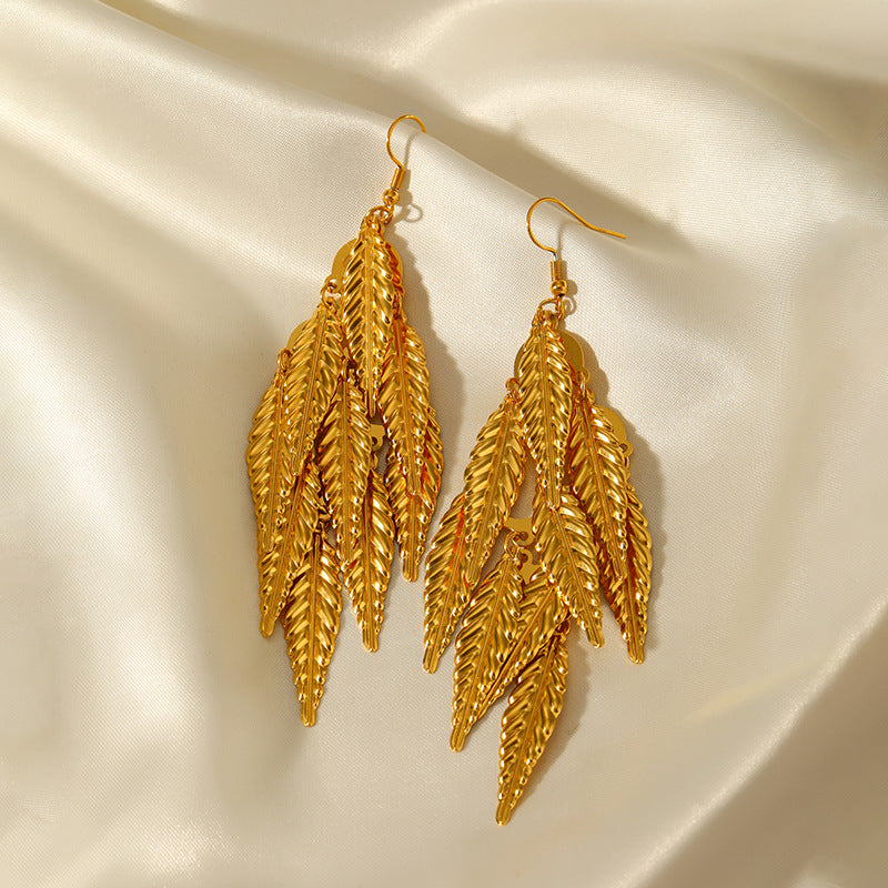 FOREST LEAF EARRING