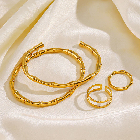 BAMBOO BANGLE & RING