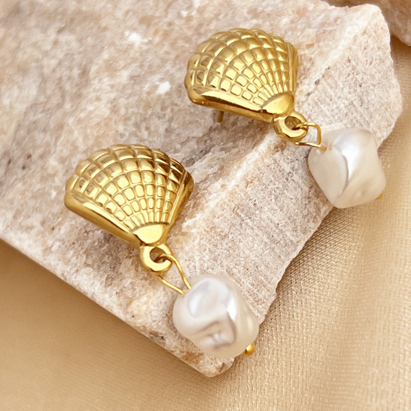 STARFISH & SHELLS~EARRING