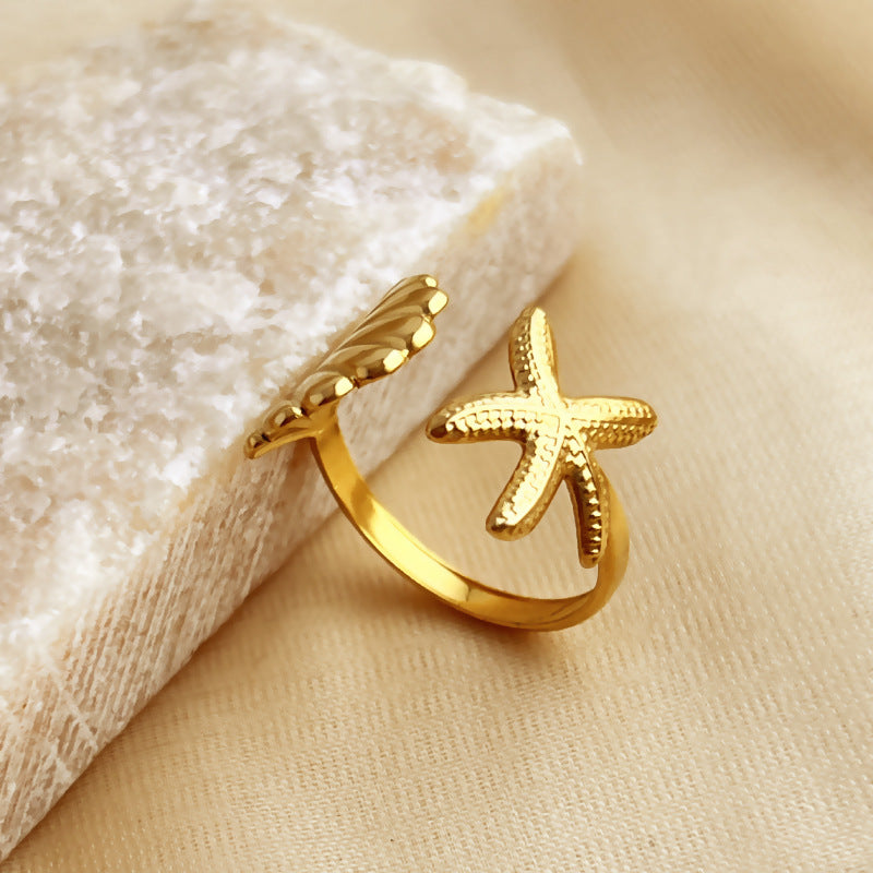 STARFISH & SHELLS~RINGS