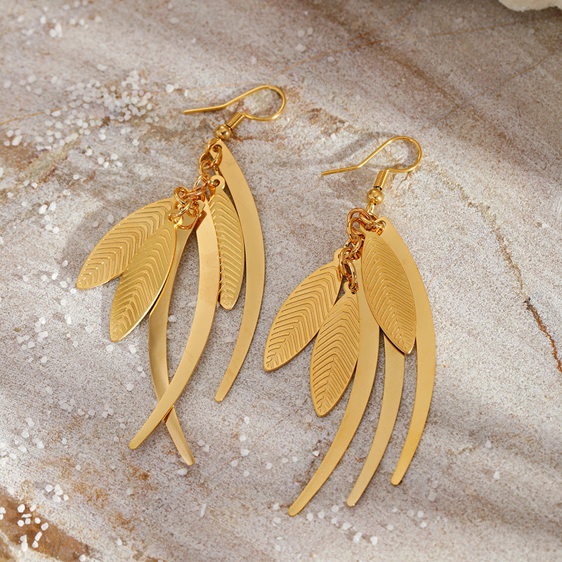 FOREST LEAF EARRING