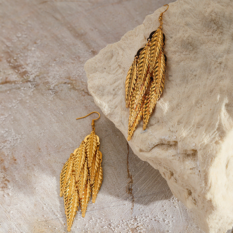 FOREST LEAF EARRING