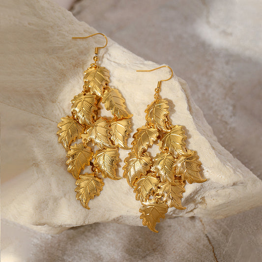 FOREST LEAF EARRING